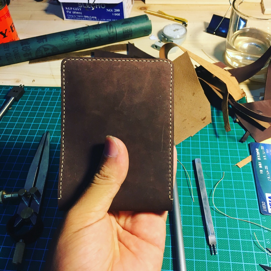 Cách làm ví da handmade đẹp, đơn giản